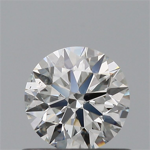 Foto Diamante Natural 0.56 quilates, Redondo , Color H, claridad SI1 y certificado GIA de