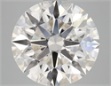 Lab Grown Diamond 5.01 Carats, Round with Ideal Cut, E Color, VS2 Clarity and Certified by IGI