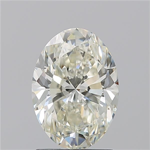 Picture of Natural Diamond 1.70 Carats, Oval with  Cut, K Color, VS1 Clarity and Certified by GIA