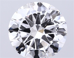 Picture of Lab Grown Diamond 8.03 Carats, Round with Very Good Cut, E Color, VS2 Clarity and Certified by IGI