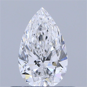 Picture of Natural Diamond 0.43 Carats, Pear with  Cut, D Color, VS1 Clarity and Certified by GIA