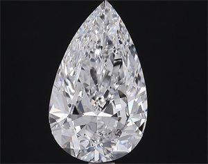 Picture of Natural Diamond 2.50 Carats, Pear with  Cut, D Color, VVS1 Clarity and Certified by GIA