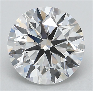 Picture of Lab Grown Diamond 3.51 Carats, Round with Ideal Cut, D Color, IF Clarity and Certified by IGI
