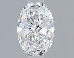 Picture of Natural Diamond 0.45 Carats, Oval with  Cut, D Color, SI1 Clarity and Certified by GIA
