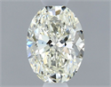 Natural Diamond 0.40 Carats, Oval with  Cut, K Color, VS2 Clarity and Certified by GIA