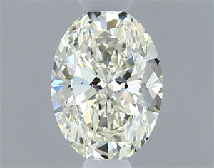Picture of Natural Diamond 0.40 Carats, Oval with  Cut, K Color, VS2 Clarity and Certified by GIA