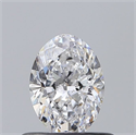 Diamante Natural 0.51 quilates, Ovalado , Color D, claridad SI2 y certificado GIA