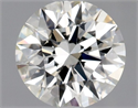 Natural Diamond 0.70 Carats, Round with Excellent Cut, J Color, VVS2 Clarity and Certified by GIA