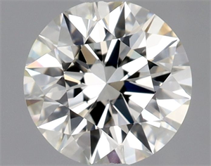 Picture of Natural Diamond 0.70 Carats, Round with Excellent Cut, J Color, VVS2 Clarity and Certified by GIA
