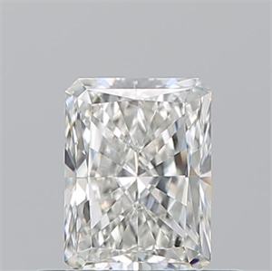 Picture of Natural Diamond 0.50 Carats, Radiant with  Cut, H Color, VVS2 Clarity and Certified by GIA