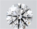 Del inventario de diamantes de laboratorio, 1.54 quilates, Redondo , Color D, claridad VVS2 y certificado IGI