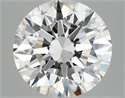 Lab Grown Diamond 2.55 Carats, Round with Excellent Cut, D Color, VVS2 Clarity and Certified by IGI
