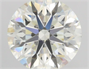 Diamante Natural 0.91 quilates, Redondo , Color J, claridad VVS2 y certificado GIA