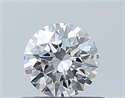 Diamante Natural 0.40 quilates, Redondo , Color D, claridad VVS1 y certificado GIA