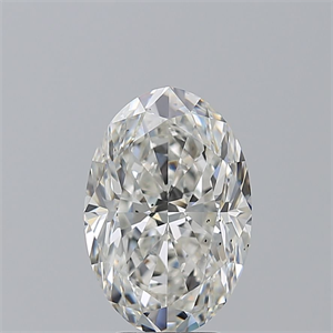 Picture of Natural Diamond 4.09 Carats, Oval with  Cut, G Color, SI1 Clarity and Certified by GIA