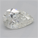 Natural Diamond 1.01 Carats, Pear with  Cut, J Color, SI2 Clarity and Certified by GIA
