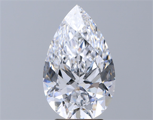 Foto Diamante Natural 4.00 quilates, De pera , Color D, claridad IF y certificado GIA de