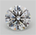 Lab Grown Diamond 1.04 Carats, Round with Ideal Cut, D Color, VS1 Clarity and Certified by IGI