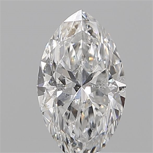 Picture of Natural Diamond 0.11 Carats, Marquise with  Cut, E Color, VS2 Clarity and Certified by IGI