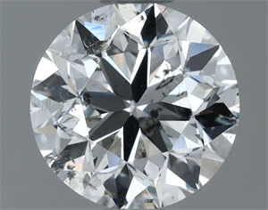 Picture of Natural Diamond 1.00 Carats, Round with Very Good Cut, F Color, SI2 Clarity and Certified by IGI