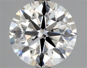 Picture of Natural Diamond 2.70 Carats, Round with Excellent Cut, F Color, IF Clarity and Certified by GIA