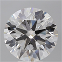 Lab Grown Diamond 7.57 Carats, Round with Ideal Cut, F Color, VVS2 Clarity and Certified by IGI