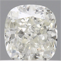 Natural Diamond 0.52 Carats, Cushion with  Cut, J Color, I1 Clarity and Certified by GIA