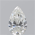 Natural Diamond 0.70 Carats, Pear with  Cut, H Color, VS1 Clarity and Certified by GIA