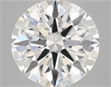 Lab Grown Diamond 3.10 Carats, Round with Excellent Cut, E Color, VS2 Clarity and Certified by GIA