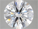 Del inventario de diamantes de laboratorio, 3.08 quilates, Redondo , Color D, claridad IF y certificado IGI