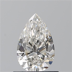 Picture of Natural Diamond 0.70 Carats, Pear with  Cut, H Color, VS2 Clarity and Certified by GIA