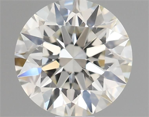 Picture of Natural Diamond 0.72 Carats, Round with Excellent Cut, K Color, VVS2 Clarity and Certified by GIA