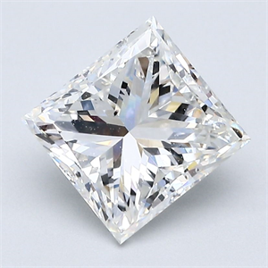 Foto Diamante Natural 2.00 quilates, Princesa , Color G, claridad SI1 y certificado GIA de