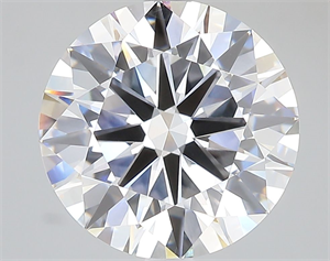 Picture of Lab Grown Diamond 5.04 Carats, Round with Ideal Cut, D Color, VVS1 Clarity and Certified by IGI