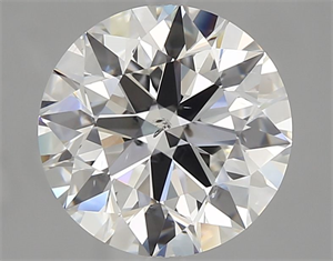 Picture of Natural Diamond 3.31 Carats, Round with Excellent Cut, G Color, SI1 Clarity and Certified by GIA