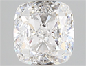 Natural Diamond 1.72 Carats, Cushion with  Cut, F Color, SI2 Clarity and Certified by GIA