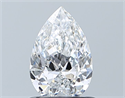Natural Diamond 0.70 Carats, Pear with  Cut, E Color, VS2 Clarity and Certified by GIA
