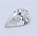 Diamante Natural 2.50 quilates, De pera , Color F, claridad VVS2 y certificado GIA