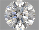 Natural Diamond 0.50 Carats, Round with Excellent Cut, E Color, SI1 Clarity and Certified by GIA
