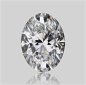 Natural Diamond 0.70 Carats, Oval with  Cut, E Color, VS2 Clarity and Certified by GIA