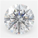 Del inventario de diamantes de laboratorio, 2.26 quilates, Redondo , Color D, claridad IF y certificado IGI