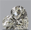 Natural Diamond 0.54 Carats, Heart with  Cut, M Color, VVS2 Clarity and Certified by GIA