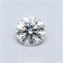 Diamante Natural 0.51 quilates, Redondo , Color I, claridad SI1 y certificado GIA