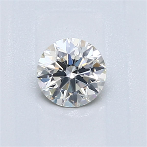 Picture of Natural Diamond 0.51 Carats, Round with Excellent Cut, I Color, SI1 Clarity and Certified by GIA