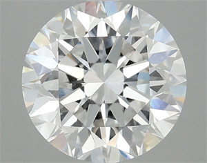 Picture of Lab Grown Diamond 3.92 Carats, Round with Excellent Cut, D Color, VVS2 Clarity and Certified by IGI