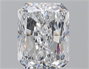 Natural Diamond 2.21 Carats, Radiant with  Cut, D Color, SI1 Clarity and Certified by GIA