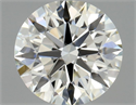 Natural Diamond 0.51 Carats, Round with Excellent Cut, J Color, VS1 Clarity and Certified by GIA