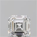 Natural Diamond 1.01 Carats, Asscher with  Cut, H Color, VVS1 Clarity and Certified by GIA