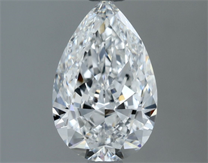 Picture of Natural Diamond 1.20 Carats, Pear with  Cut, E Color, VS2 Clarity and Certified by GIA