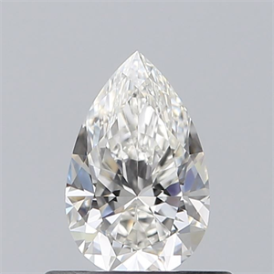 Picture of Natural Diamond 0.50 Carats, Pear with  Cut, G Color, VVS1 Clarity and Certified by GIA
